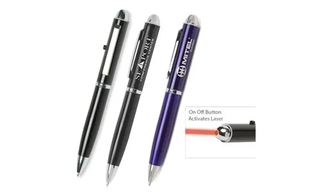100 Customized The Secret Agent Laser Pointer Metal Pen - Laser 