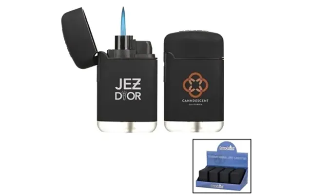 100 Customized Turbo Mega Jet Flameless Lighter - Rubberized & 