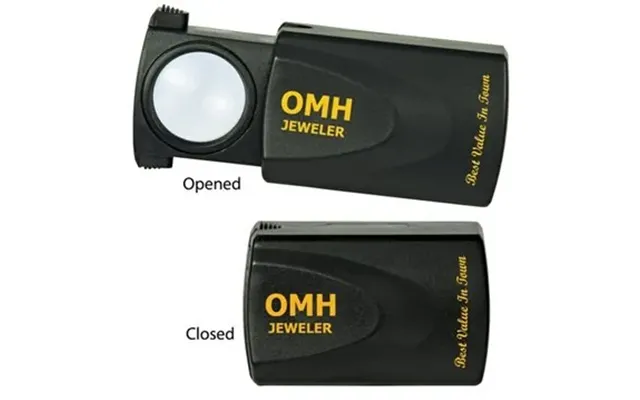 100 Promotional 10x Illuminated Sliding Loupe - Led Light