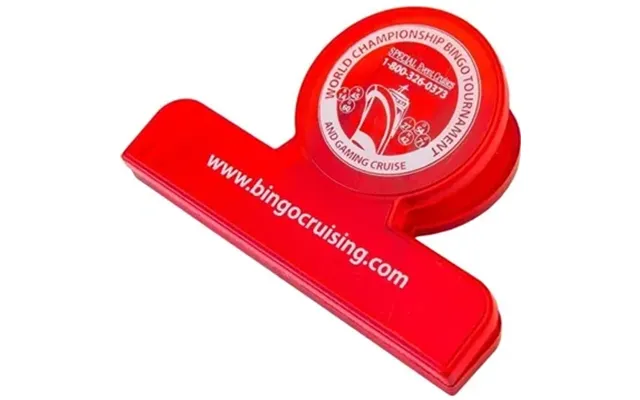 100 Promotional 4 Round Bag Clip - Extra Strong & Recyclable