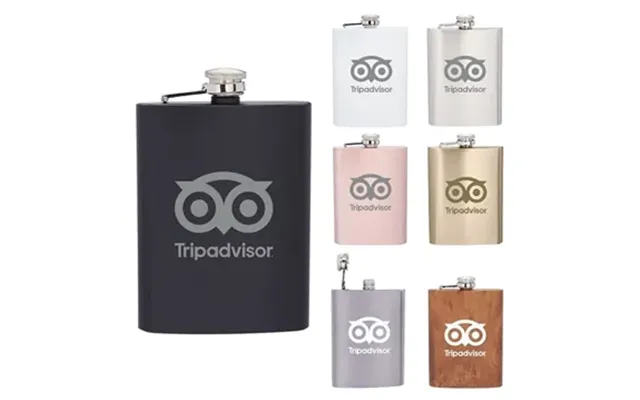 100 Promotional 8oz Flask - Food Grade & Leak Proof