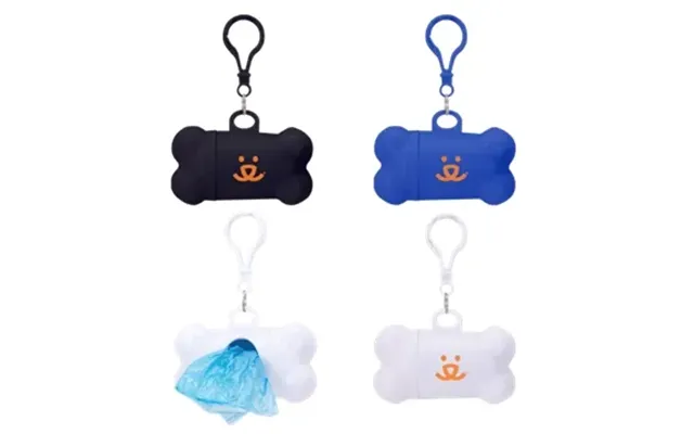 100 Promotional Bella Pet Waste Bag Dispenser - Carabiner Clip