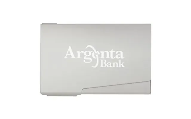 100 Promotional Business Card Holder - Aluminum