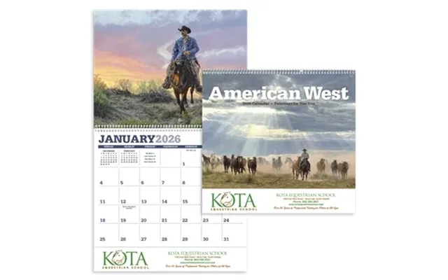100 Promotional Calendars American West By Tim Cox - Museum 