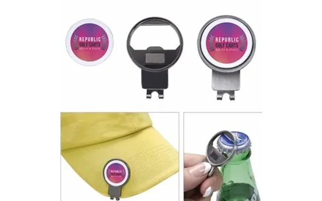 100 Promotional Capmate 3-in-1 Golf Hat Clip - Magnetic & Bottle 
