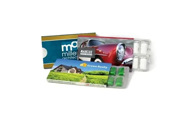 100 Promotional Chewing Gum - Sugarless & Gluten-free