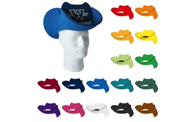 100 Promotional Cowboy Hat Visor - Foam