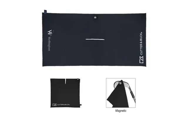 100 Promotional Cutter & Buck Rpet Magnetic Golf Towel - ...