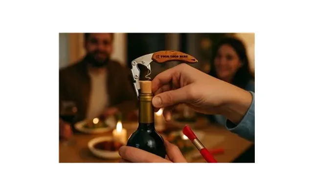 100 Promotional Double Hinged Wine Key Corkscrew - Spring Loaded & 