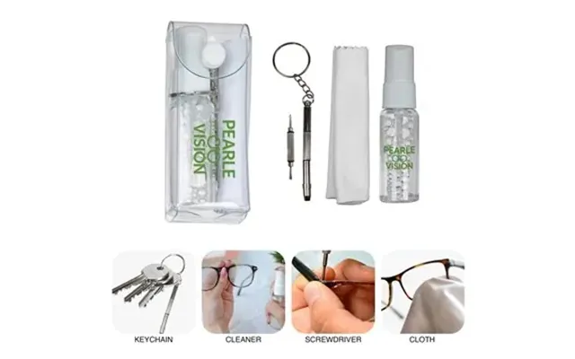 100 Promotional Eyeglass Cleaner Kit - Multi-tool