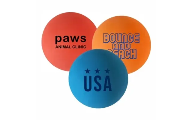 100 Promotional High Bounce Balls - Rubber