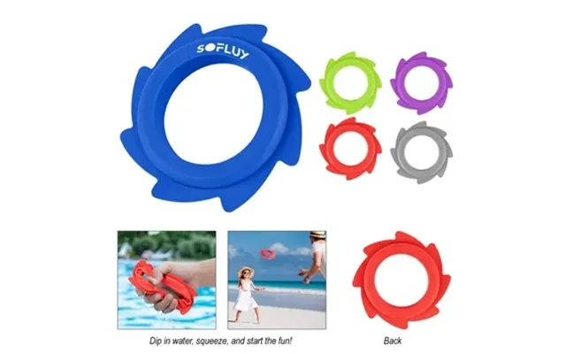 100 Promotional Hydro Flying Disc Bracelet - Silicone & Water