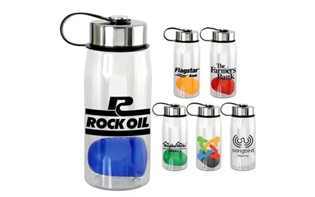 100 Promotional Metal Lanyard Lid 25 Oz Recycled Bottle With 
