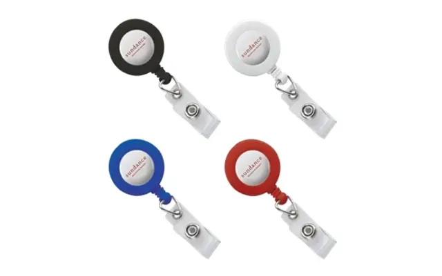 100 Promotional Retractable Badge Reel With Belt Clip - 30 Inch 