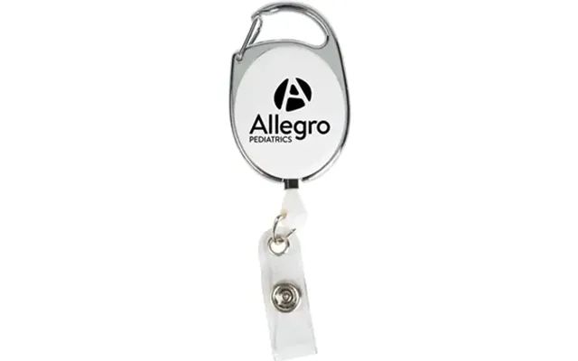 100 Promotional Retractable Badge Reel With Pocket Clip - 30-inch 