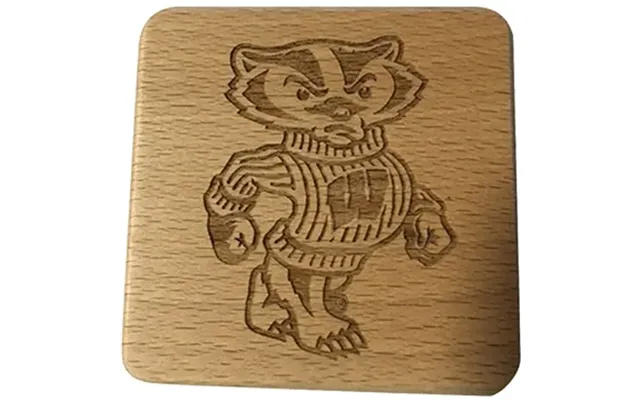 100 Promotional Stock Wood Magnets Square - Real Wood & Laser 