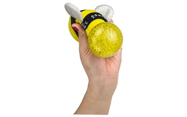 100 Promotional Stress Buster Bee - Plush Cover & Gel-bead Filling