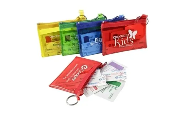 100 Promotional Sun Care First Aid Kit - See-through Vinyl