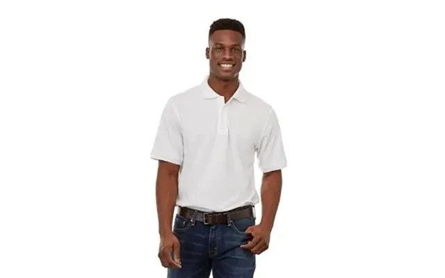 12 Custom Men's Belmont Short Sleeve Pique Polo - 100% Cotton & 
