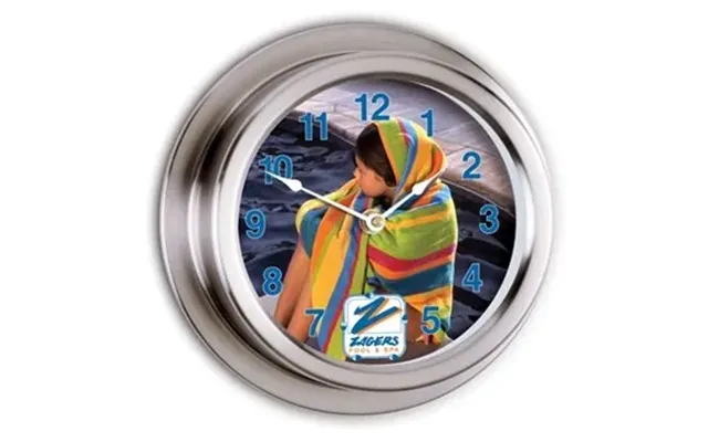 12 Custom Replica Porthole Clock - Nickel Finish