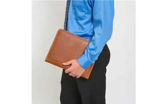 12 Custom Salt River Canyon Leather Meeting Folder - Foam Padded