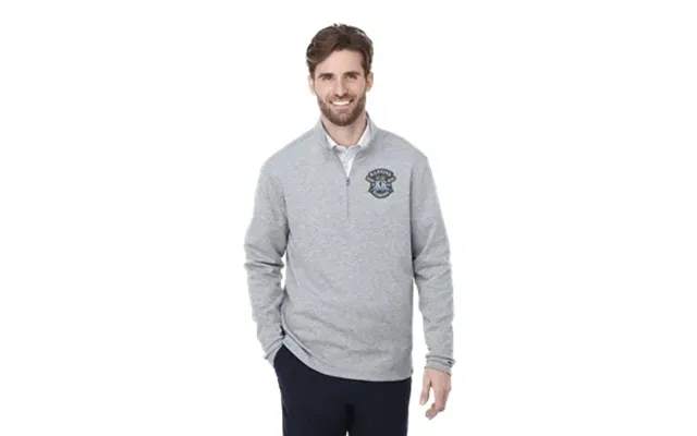 12 Customized Men's Rigi Eco Knit Quarter Zip - Moisture Wicking & 