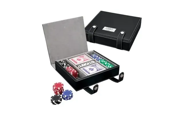 12 Customized Vallate Poker Set - 100 Chips
