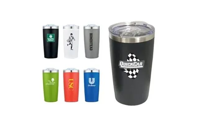 12 Promotional 20 Oz Vacuum Insulated Travel Tumbler - Stainless 