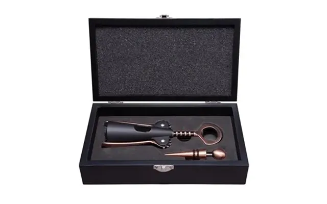 12 Promotional Sonoma Two-piece Wine Set - Wooden Box & Copper 