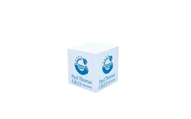 120 Custom Souvenir 3 X 3 X 3 Non-adhesive Value Cube - Note 