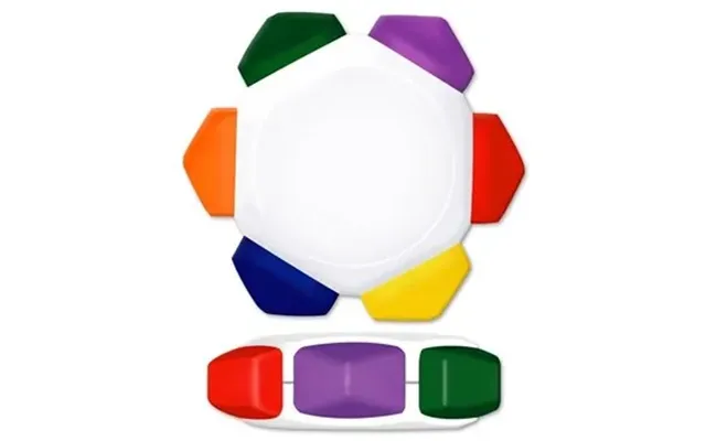 120 Promotional Crayo-craze 6 Color Crayon Wheel With White 