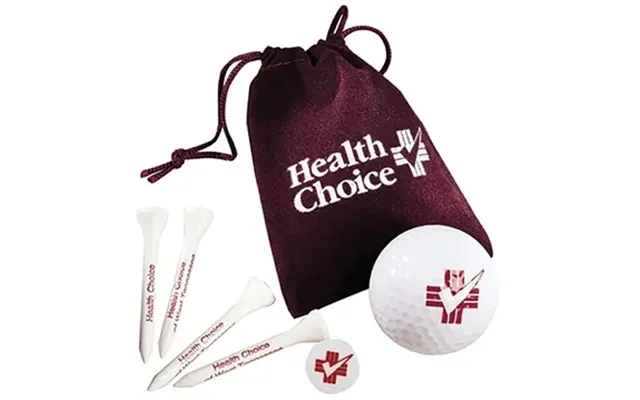 144 Custom Golf Gift Set In Velour Bag - Biodegradable & ...