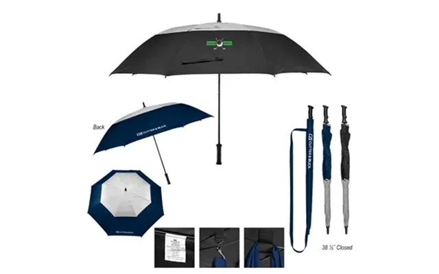 15 Customized 60 Arc Cutter & Buck Rpet Golf Umbrella - Recycled 