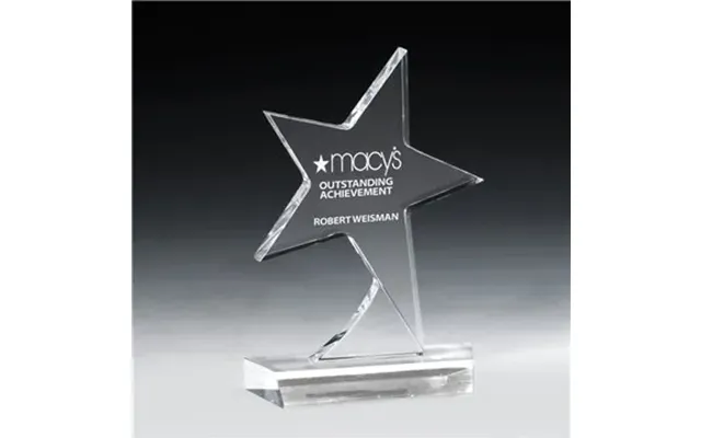 15 Customized Standing Star Award - Acrylic