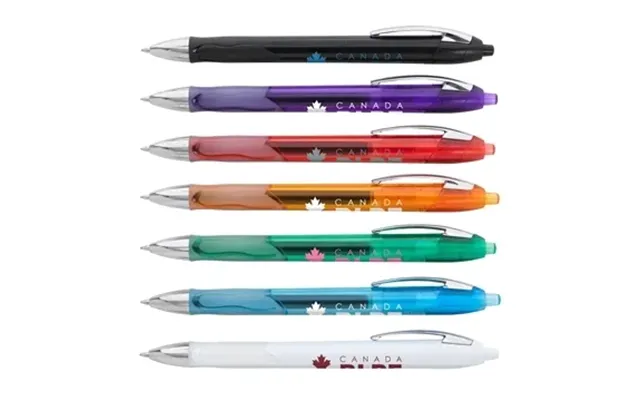 150 Custom Bic Ferocity Clic Gel Pen - Fast-drying & Rubber Grip
