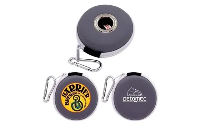 150 Custom Doggie Bag Disc Dispenser - Round & Zippered