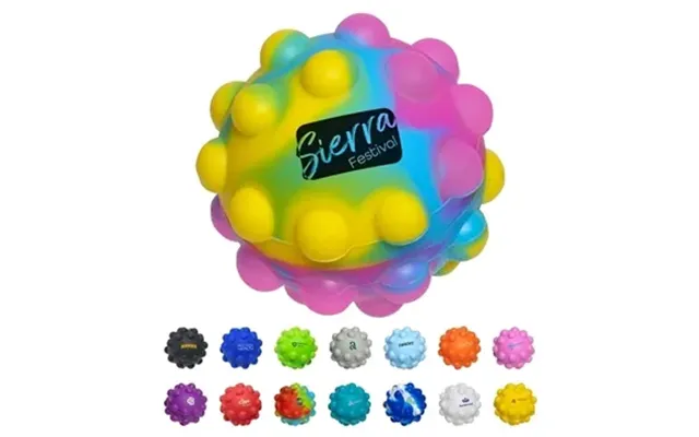 150 Custom Push Pop Bounce Ball - Stress Relief & Silicone