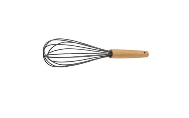 150 Custom Silicone Whisk With Bamboo Handle - Heat Resistant & 