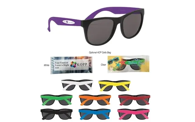 150 Custom Youth Rubberized Sunglasses - Uv Protection & ...