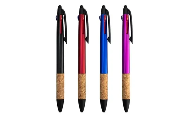 150 Customized 3 Color Pen W Cork Grip