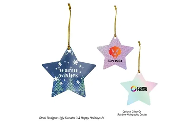 150 Customized Acrylic Ornament - Star