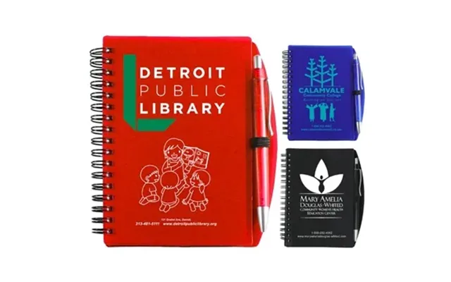 150 Customized Carmel Jotter Notepad Notebook With Pen - ...