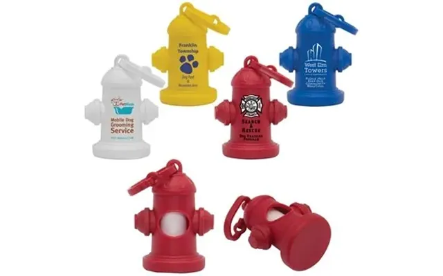 150 Customized Fire Hydrant Pet Waste Bag Dispenser - ...