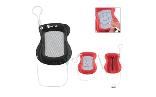 150 Customized Mini Doodle N' Erase Board - Carabiner Clip & 