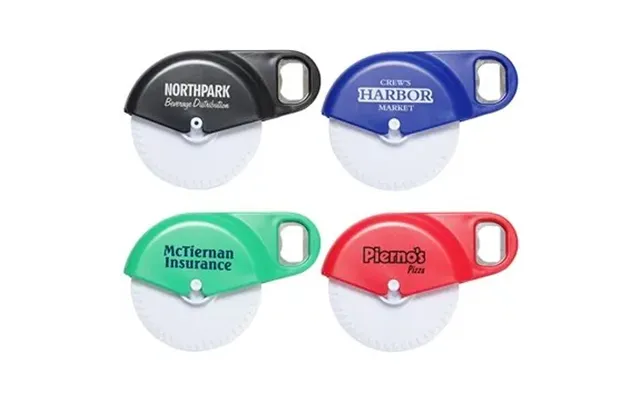 150 Customized Napoli Pizza Cutter With Bottle Opener - Removable 