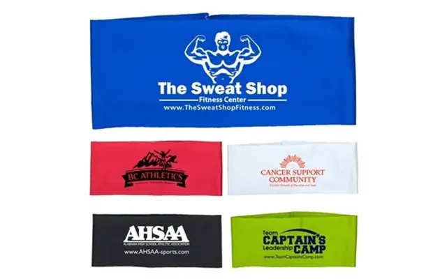 150 Customized The Austin Sporty Headband Headwear Silkscreen - 