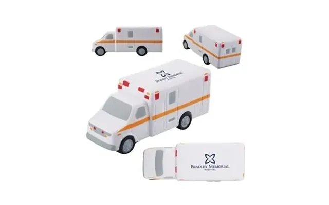 150 Promotional Ambulance Shape Stress Ball - Polyurethane Foam
