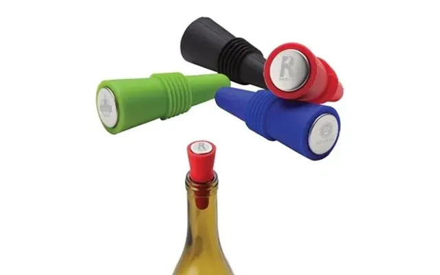 150 Promotional Bonito Silicone Wine Stopper - Stainless Steel