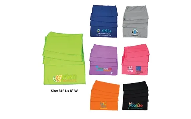 150 Promotional Cooling Towel, Full Color Digital - Quick Dry