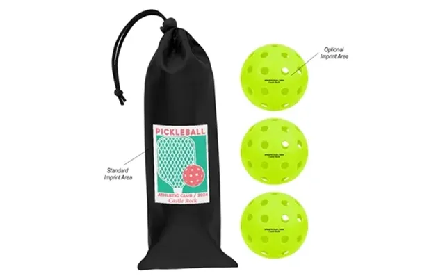 150 Promotional Pickleball Outdoor Ball Set - 40-hole Design